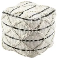 Kobolo Pouf JAIPUR42 in Schwarz | Gr.: onesize