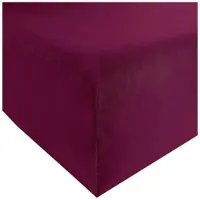 Erwin Müller Interlock-Jersey Spannbettlaken Memmingen in bordeaux | Gr.: 180x200 cm - 200x200 cm