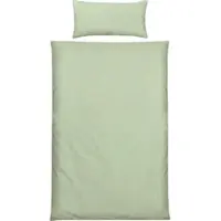 Erwin Müller Mako-Satin Bettwäsche Landshut in jade | Gr.: 200x200 (2x 80x80 cm)