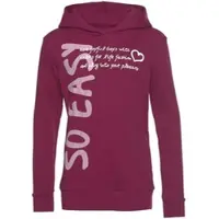 Kidsworld Kapuzenshirt in bordeaux-beere | Gr.: 152/158