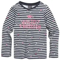 Kidsworld Langarmshirt in marine-weiß-gestreift | Gr.: 92/98