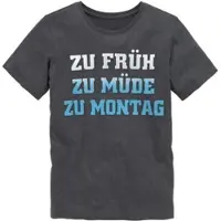 Kidsworld T-Shirt in anthrazit | Gr.: 164-170