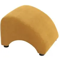 58 aufm Kessel POLSTERHOCKER Kajsa Velourstoff mais | Gr.: onesize