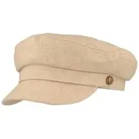 Fiebig Schirmmütze einteilig in beige | Gr.: 56