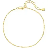 Hey Happiness Vergold. Armband Starburst 925 Sterlingsilber in Gold - (L) 15,5-19 cm | Gr.: onesize