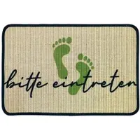 WohnDirect Fußmatte ECO-SISAL 1 in Grün | Gr.: 45 x 75 cm