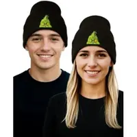 The Grinch Strickmütze Wintermütze Wollmütze Beanie Mütze in schwarz | Gr.: onesize
