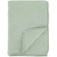 Chic Antique Quilt AIX Grün Weiß STREIFEN 180x130 cm | Gr.: onesize