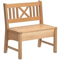 58 aufm Kessel SITZBANK Deborah 77 x 52 x 87 Massivholz Buche lackiert | Gr.: onesize