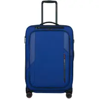 Samsonite Glazed Spinner 67 cm - Erweiterbar 83/94 Liter - 67x44x30/33 cm - electric blue