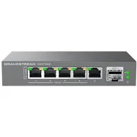 Grandstream Networks GWN7700M Series GWN7700MP - Switch - unmanaged - 5 x 2.5GBase-T + 1 x SFP+ - Desktop, wandmontierbar - PoE (57 W)