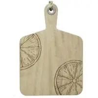 GAUMENKICK Schneidebrett Zitronen Mangoholz in natur - L: 38cm | Gr.: onesize
