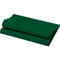 Duni 144x Bio Dunisoft Serviette 40 x 40 cm Jägergrün