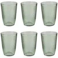 Butlers Trinkglas LINEE 6er-Set in Grün | Gr.: onesize