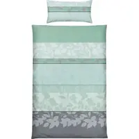 Redbest Single-Jersey Bettwäsche in mint-grau | Gr.: 155x220 cm (40x80 cm)
