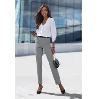 LASCANA Jogger Pants in schwarz kariert | Gr.: 48/50