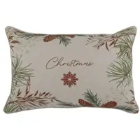 Chic Antique Aix Kissebezug mit Tanne Christmas in leinen | Gr.: onesize