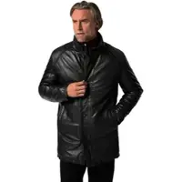 Boston Park Lederjacke in schwarz | Gr.: 60/62