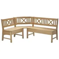 58 aufm Kessel ECKBANK Deborah 177 x 204 x 87 Massivholz Buche lackiert | Gr.: onesize