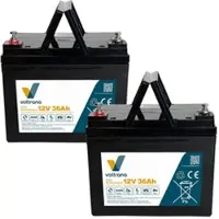 Voltrana Rollstuhlakku passend für Pride Mobility Victory Viper 8 24V 2 x 12V 36Ah – Ersatzakku