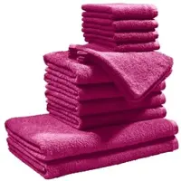Redbest Frottier, Leichtfrottier Frottier-Set 14-teilig Oceanside in fuchsia | Gr.: onesize