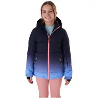 Killtec Mädchen Skijacke/Ski-Steppjacke mit Kapuze und Schneefang KSW 330 GRLS S