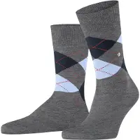 Burlington Socken "Manchester" Einheitsgröße 40-46, Argyle-Muster, -Clip