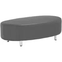 DELUKE Hocker ASTRID Kunststoff Schwarz 40x70x122cm Sitzhocker Sofahocker Couchhocker
