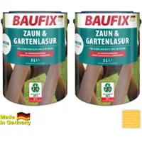 Baufix Zaun- und Gartenlasur, Kiefer - 2er-Set