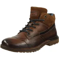 Bugatti VITTORE Herrenstiefelette - bequeme Stiefeletten braun Elegant NEU