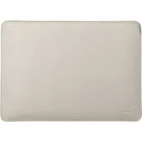 Accezz Leather Laptop Hülle fur das Apple MacBook 16 Zoll - Laptop Sleeve - Beige