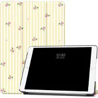 IMoshion Design Trifold Klaphülle für das Apple iPad 9 (2021) 10.2 Zoll / iPad 8 (2020) 10.2 Zoll / iPad 7 (2019) 10.2 Zoll - Garden Stripes