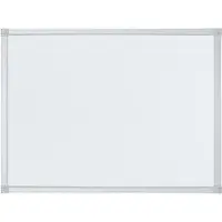 Franken Whiteboard X-tra!Line, Wandmontage im Hoch- & Querformat, Stahl weiß lackiert & Aluminiumrahmen, magnethaftend, Ablageschale, B 600 x H 450 mm