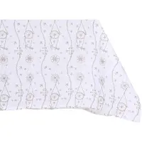 DKD Home Decor Tischdecke und Servietten 150 x 150 x 0,5 cm Blau Braun Weiss (2 Stück)