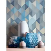 A.S. Création Vliestapete "Trendwall" gemustert geometrisch grafisch leicht strukturiert Tapete einfarbig Tapeten Wohnzimmer Schlafzimmer Küche Flur Design