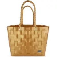 Normani Flecht-/Einkaufskorb mit Innentasche in Gold | Gr.: onesize