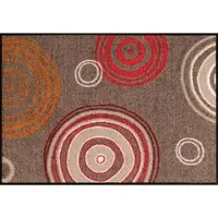 Erwin Müller Fußmatte Kaiserslautern in braun/rot | Gr.: 50x75-cm