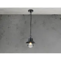Elstead Lighting Elstead Copenhagen Außen-Hängeleuchte E27 Schwarz IP44