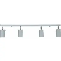 Licht-Erlebnisse Großer Deckenstrahler ETNA 80 cm lang 4x GU10 vielseitig Metall Deckenlampe Wohnzimmer Arbeitszimmer