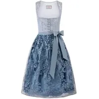 Stockerpoint Langes Dirndl "Sidonia" in rauchblau | Gr.: 34