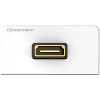 Kindermann 7456-542 Konnect Desgin-HDMI Anschlussblende mit Kabelp., w/RAL 9010 (7456000542)
