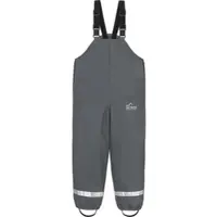 Normani Outdoor Sports Baby Regenhose mit Hosenträgern in Grau | Gr.: 80