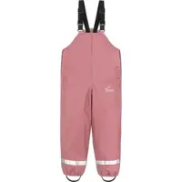 Normani Outdoor Sports Baby Regenhose mit Hosenträgern in Rosa | Gr.: 74