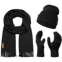 Rock Creek Schal Mütze Handschuhe Set Winterset