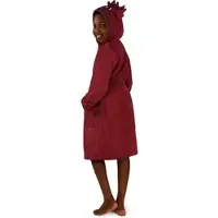 Normani Frottee Bademantel für Kinder aus Bio-Baumwolle in Drache-Rot | Gr.: 146/152