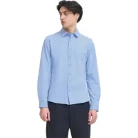 Casual Friday klassisches CFFolke LS Herren Business-Hemd mit Knopfleiste Langarmhemd 20505638-153930 Blau