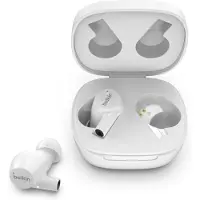 Belkin drahtloser SoundForm Rise True Wireless Bluetooth 5.2 In-Ear-Kopfhörer mit Ladecase, Wasserschutz nach Schutzart IPX5, tiefer Bass für iPhone, Galaxy