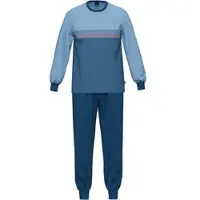Ammann Schlafanzug Organic Cotton in Sargasso sea | Gr.: XL