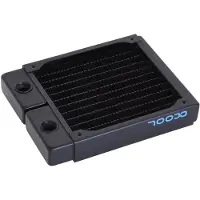 Alphacool NexXxoS ST25, Radiator-Block, Cooper, Stahl, Schwarz, 1/4", 12 cm, CE, FC, RoHS