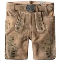 Stockerpoint Trachtenlederhose Girgl in senf gespeckt-grün | Gr.: 44